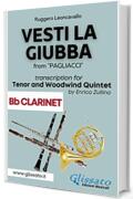 (Bb Clarinet part) Vesti la giubba - Tenor & Woodwind Quintet: from "Pagliacci"