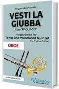 (Oboe part) Vesti la giubba - Tenor & Woodwind Quintet: from "Pagliacci"