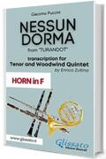 Nessun Dorma - Tenor & Woodwind Quintet (Horn part): from "TURANDOT"