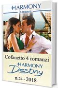 Cofanetto 4 romanzi Harmony Destiny - 24: Nel letto di una star | Oltre il desiderio | Un caldo accordo | Passione senza condizioni