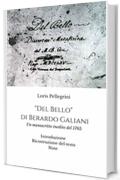 "Del Bello" di Berardo Galiani: Un manoscritto inedito del 1765