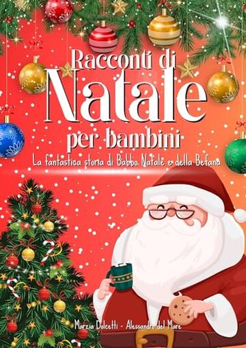 Babbo Natale Lettura di un libro per bambini 