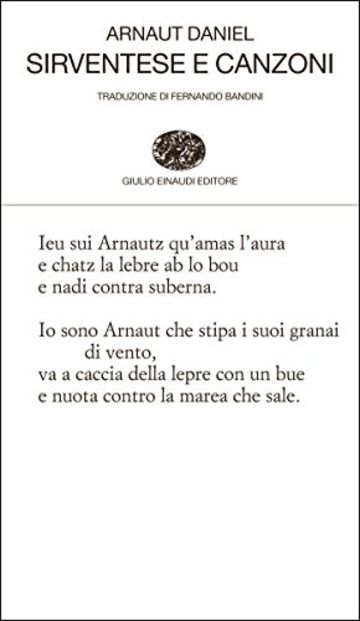 Sirventese e canzoni (Collezione di poesia Vol. 290)