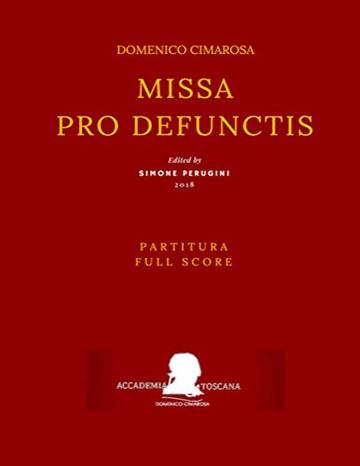 Cimarosa: Missa pro defunctis (Partitura - Full Score)